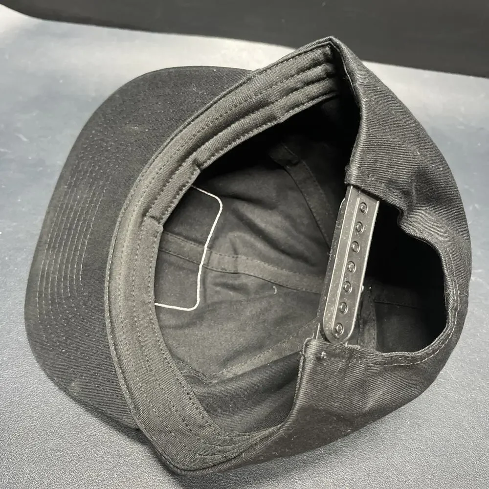 Brixton Manufacturing Company Black Workwear Baseball Hat With Patch Adjustable